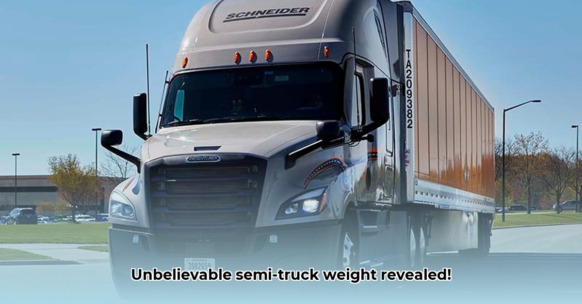 how-much-does-a-semi-tractor-trailer-weigh